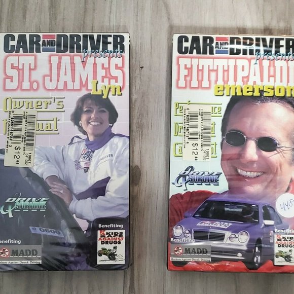 Vintage Car & Driver Presents Emerson Lynn St James Fittipaldi Sealed VH…